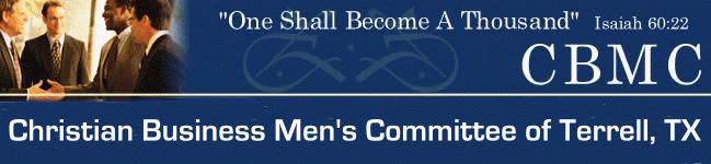 Christian Business Men's Committee of Terrell heading