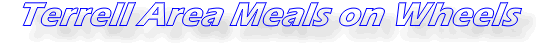 Terrell Area Meals on Wheels